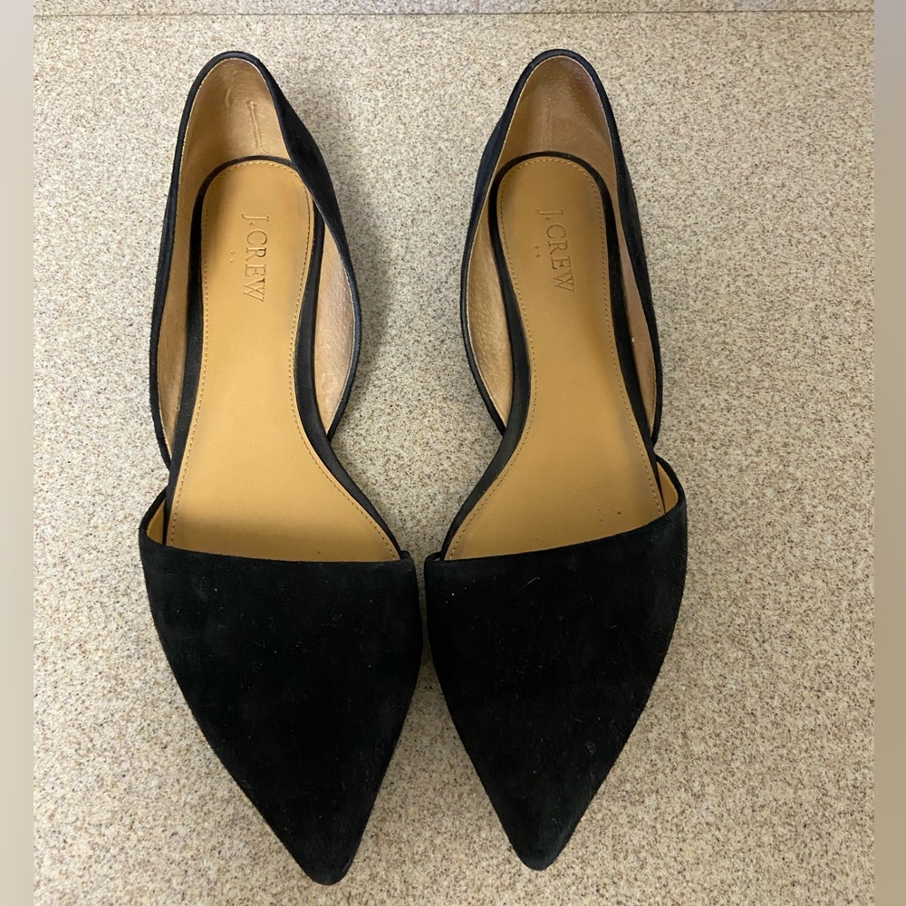 JCrew Zoe suede d'Orsay flats - Size 9